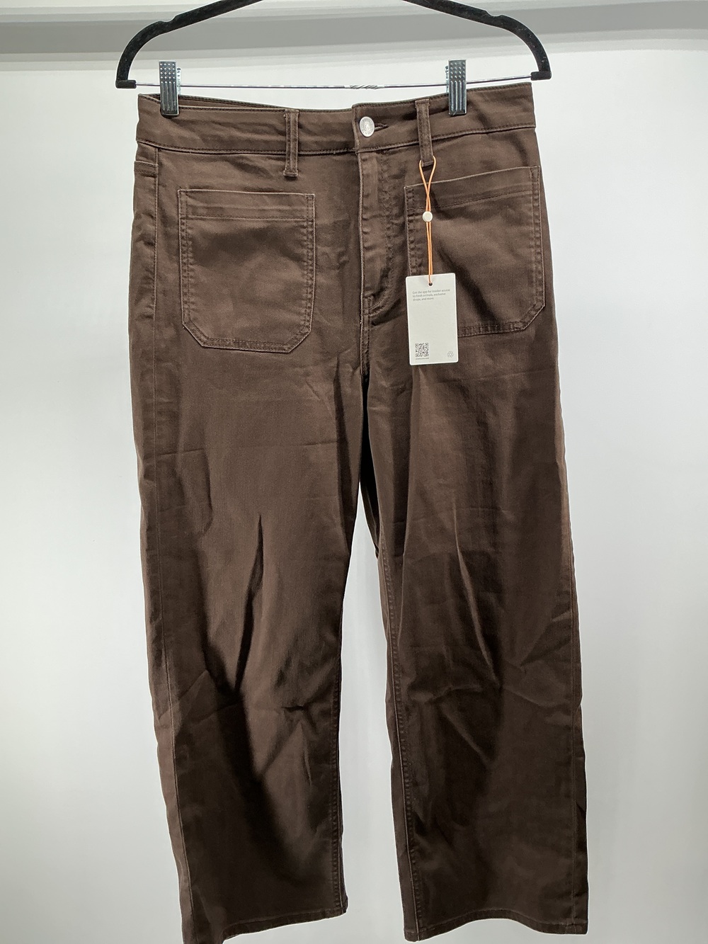 Bella Stretch Patch Pocket Wide Leg Jeans - 26"